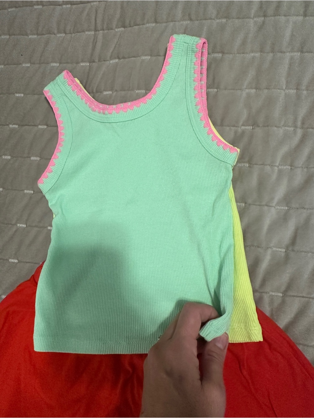GAP KIDS GIRLS BUNDLE OF SKORTS AND RIBBED TANK TOP SIZE SMALL - Picture 14 of 16
